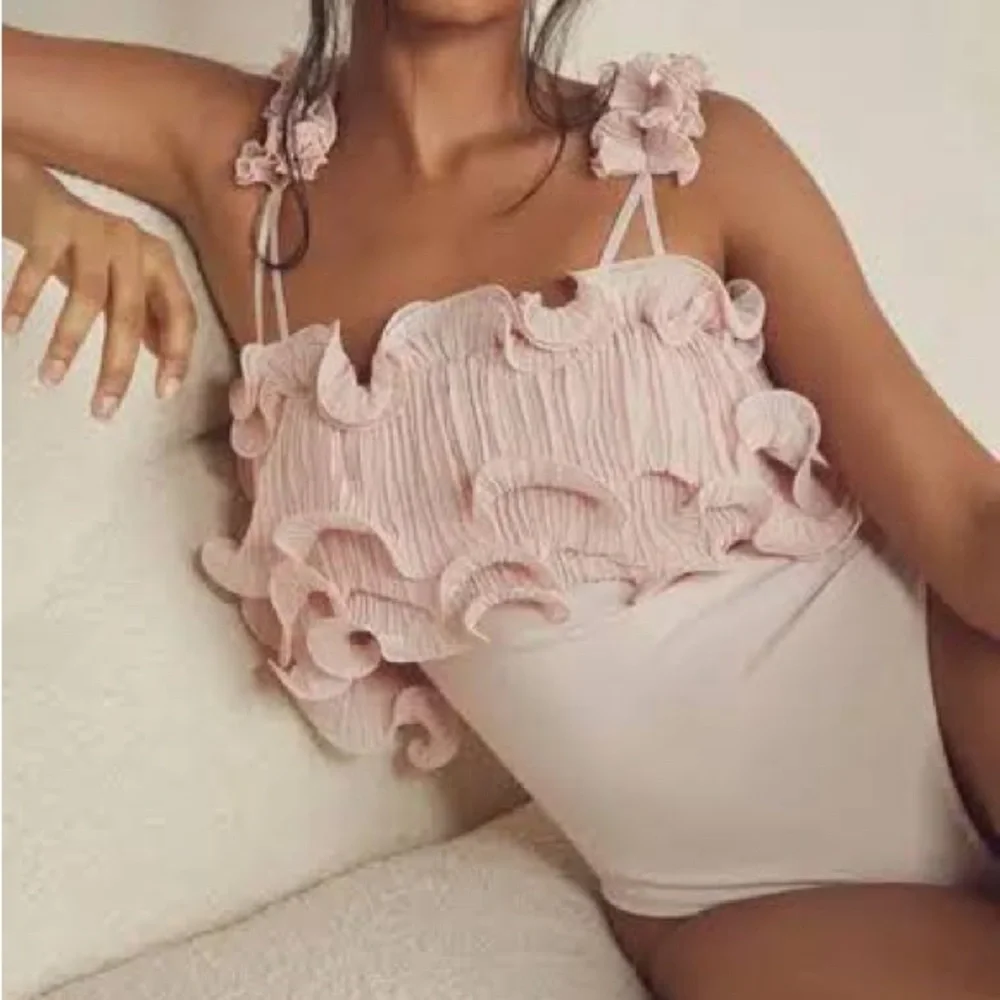 Free People For The Frill Of It Bodysuit - Picture 1 of 7